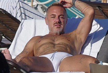 Gianluca Vacchi cock bulge