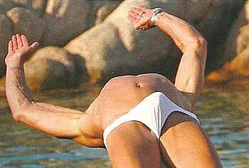 Gianluca Vacchi erect cock