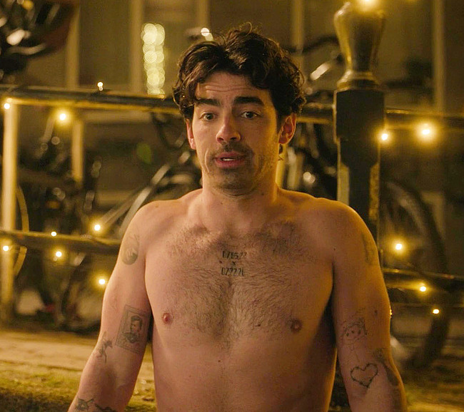 Joe Jonas naked torso
