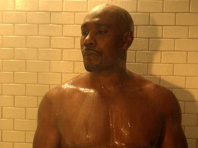 Morris Chestnut nude torso