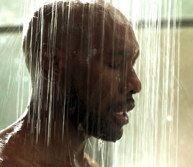 Morris Chestnut shirtless