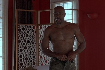 Morris Chestnut nude chest