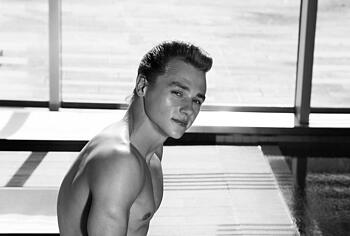 Ben Hardy shirtless