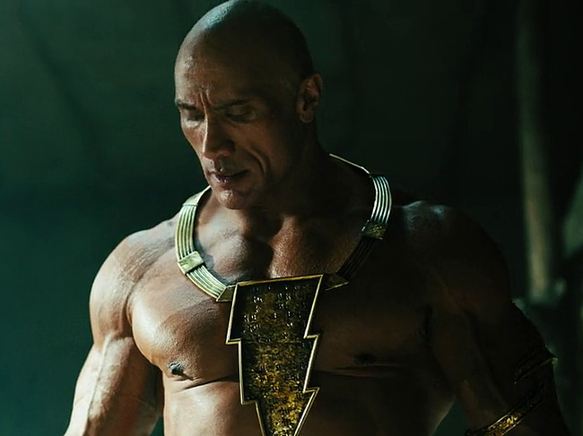 Dwayne Johnson nude torso