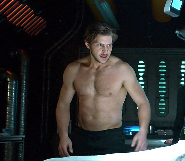 Greyston Holt shirtless
