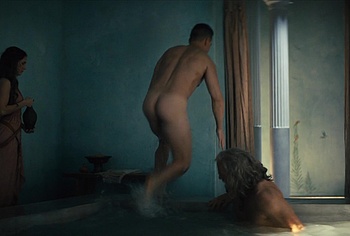 Nick E Tarabay bare ass
