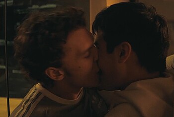 Hudson Williams Connor Storrie nude in Heated Rivalry