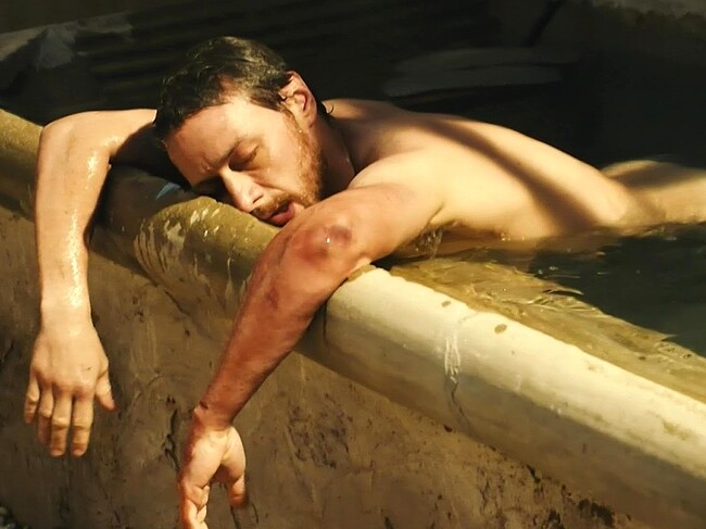 James McAvoy shirtless