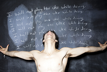 Max Schneider shirtless