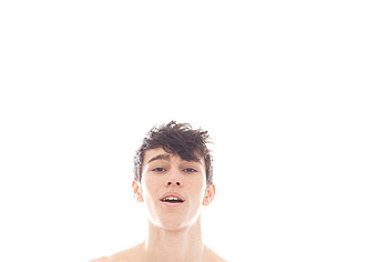 Max Schneider shirtless