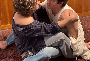 Hudson Williams and Connor Storrie nude for GQ