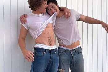 Hudson Williams and Connor Storrie naked for GQ