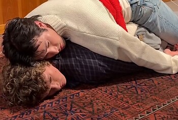 Hudson Williams and Connor Storrie nude for GQ