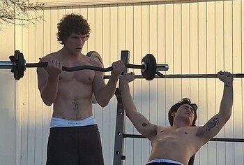 Hudson Williams and Connor Storrie nude for GQ