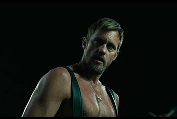 Alexander Skarsgard and Harry Melling Blowjob Scene in Pillion