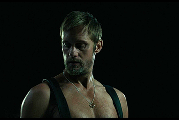 Alexander Skarsgard and Harry Melling Blowjob Scene in Pillion