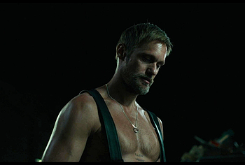 Alexander Skarsgard and Harry Melling Blowjob Scene in Pillion