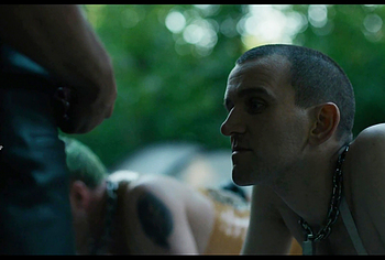 Alexander Skarsgrd and Harry Melling Nude And Rough Gay Sex in Pillion