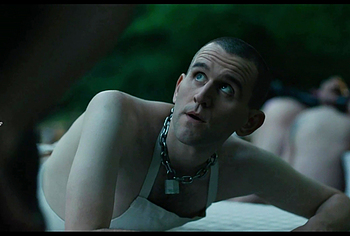 Alexander Skarsgrd and Harry Melling Nude And Rough Gay Sex in Pillion