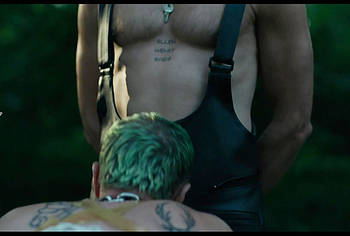 Alexander Skarsgrd and Harry Melling Nude And Rough Gay Sex in Pillion