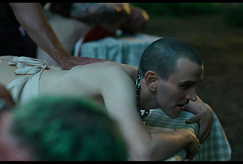 Alexander Skarsgrd and Harry Melling Nude And Rough Gay Sex in Pillion