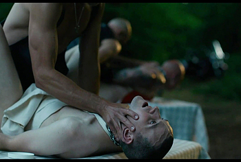 Alexander Skarsgrd and Harry Melling Nude And Rough Gay Sex in Pillion