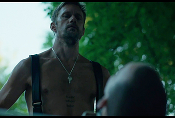 Alexander Skarsgrd and Harry Melling Nude And Rough Gay Sex in Pillion