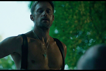 Alexander Skarsgrd and Harry Melling Nude And Rough Gay Sex in Pillion