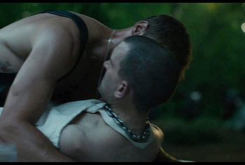 Alexander Skarsgrd and Harry Melling Nude And Rough Gay Sex in Pillion