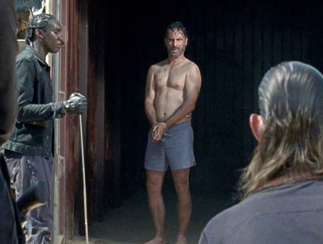 Andrew Lincoln shirtless
