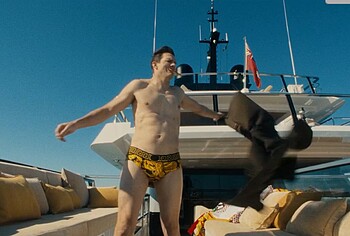 Ashton Kutcher Shirtless Bulge in The Beauty