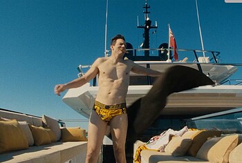 Ashton Kutcher Shirtless Bulge in The Beauty