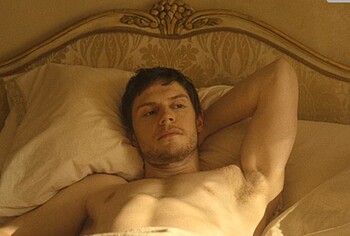 Evan Peters nude in The Beauty