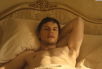 Evan Peters nude in The Beauty