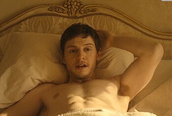 Evan Peters nude in The Beauty