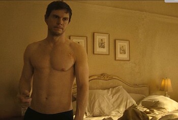 Evan Peters nude in The Beauty