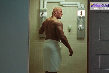 Dwayne Johnson shirtles in The Smashing Machine