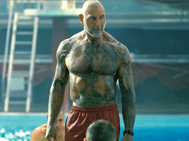 Dave Bautista nude muscle torso