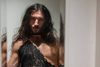 Ezra Miller Cock Bulge And Lacy Lingerie Pics