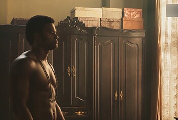 David Junior shirtless