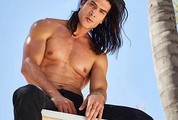 Justin Johnson Cortez shirtless photos