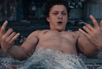 Tom Holland Penis Bulge And Underwear Scenes in Spider-Man 4