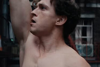 Tom Holland Penis Bulge And Underwear Scenes in Spider-Man 4