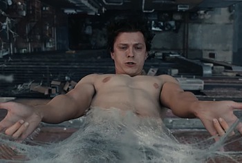 Tom Holland shirtless