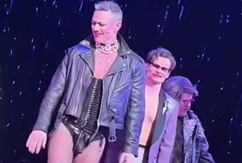 Luke Evans cock bulge