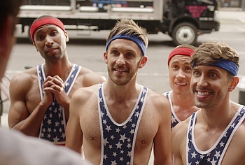 Drew Tarver And Other Nude Bulge in The Other Two