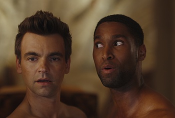 Drew Tarver And Other Nude Bulge in The Other Two