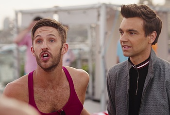 Drew Tarver And Other Nude Bulge in The Other Two