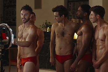 Drew Tarver And Other Nude Bulge in The Other Two