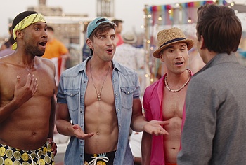 Drew Tarver And Other Nude Bulge in The Other Two